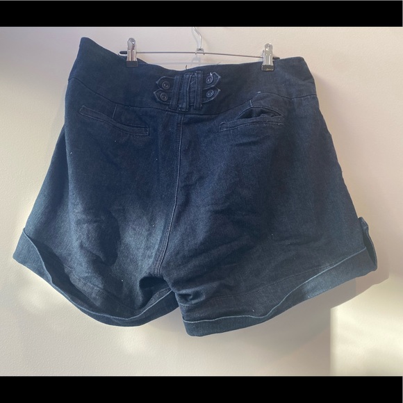 City Chic Denim high waisted shorts -size 16 - Picture 2 of 5